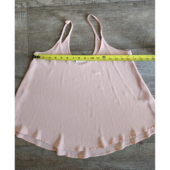 LUSH Pink Scoop Neck Tank Top Cami Blouse Women's Size M Spaghetti Strap - Picture 4 of 5